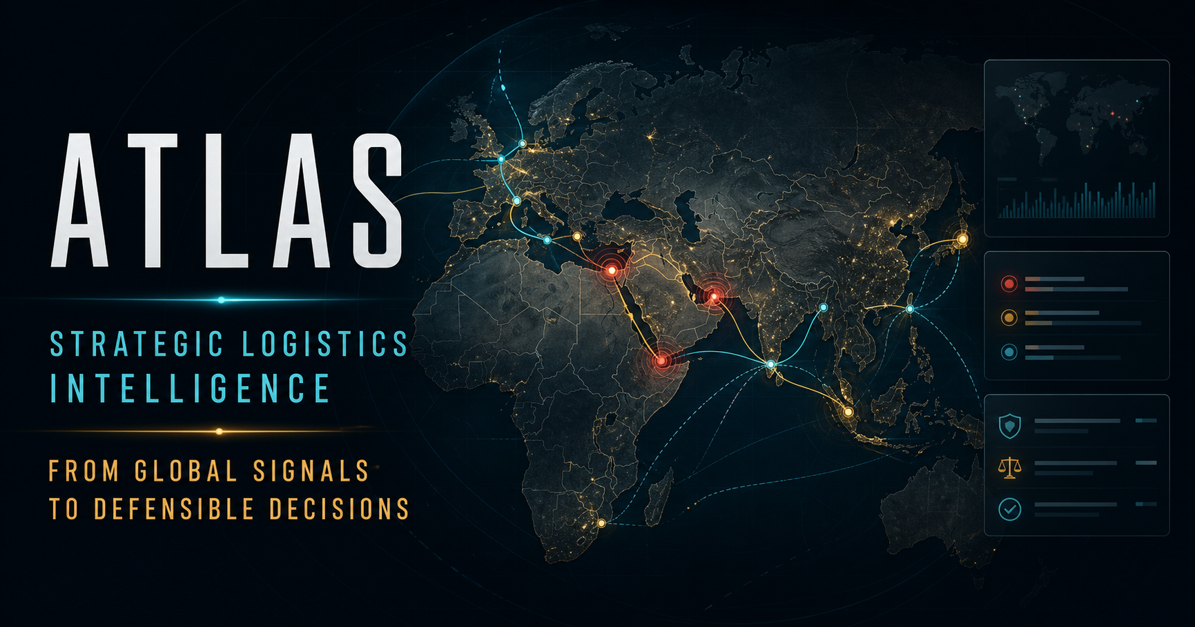 ATLAS strategic logistics intelligence map